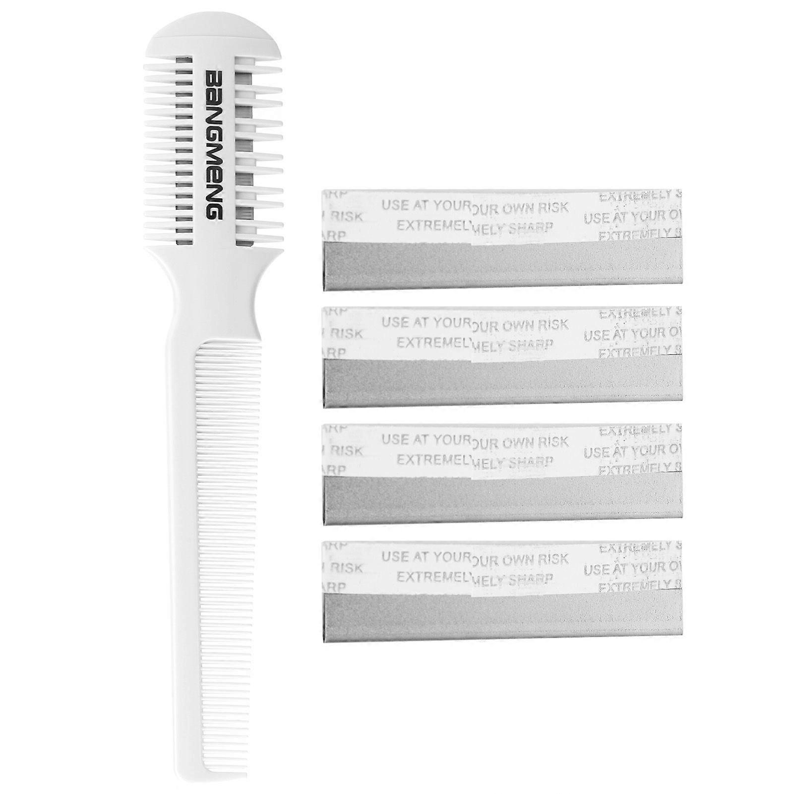 Pet Hair Trimmer Comb Grooming Razor Thinning Dog Cat Floating Hair Remover With 5 Blades
