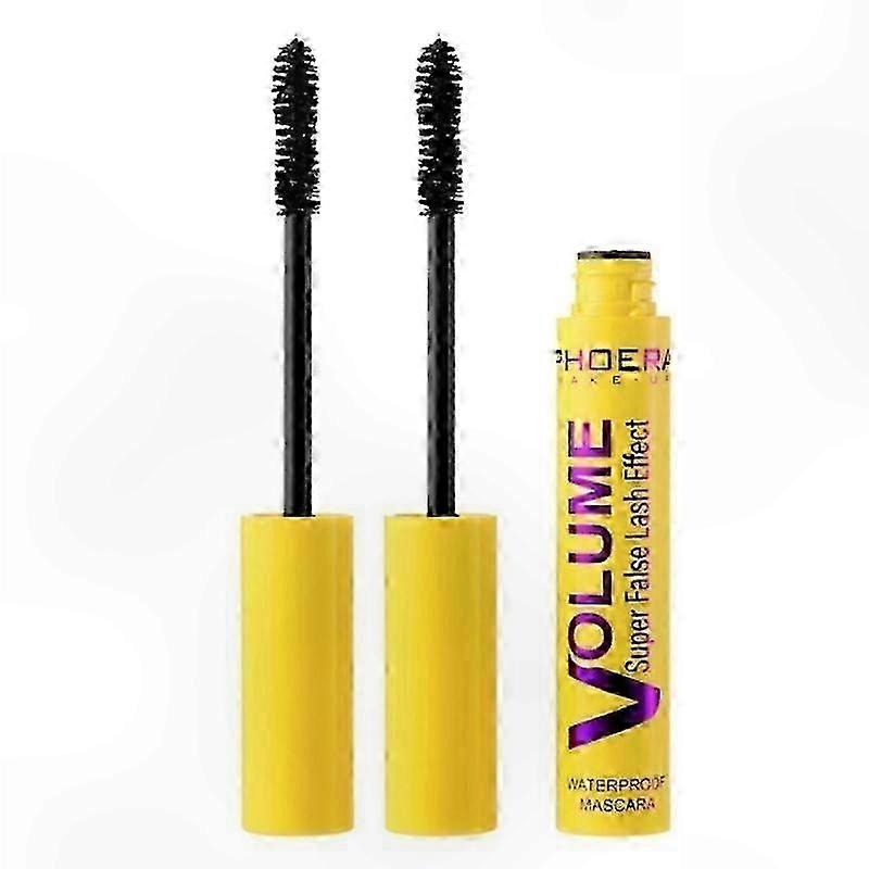 2-Pack Curl Boosting Mascara, Gentle Washable Formula for Enhanced Volume and Layered Lashes