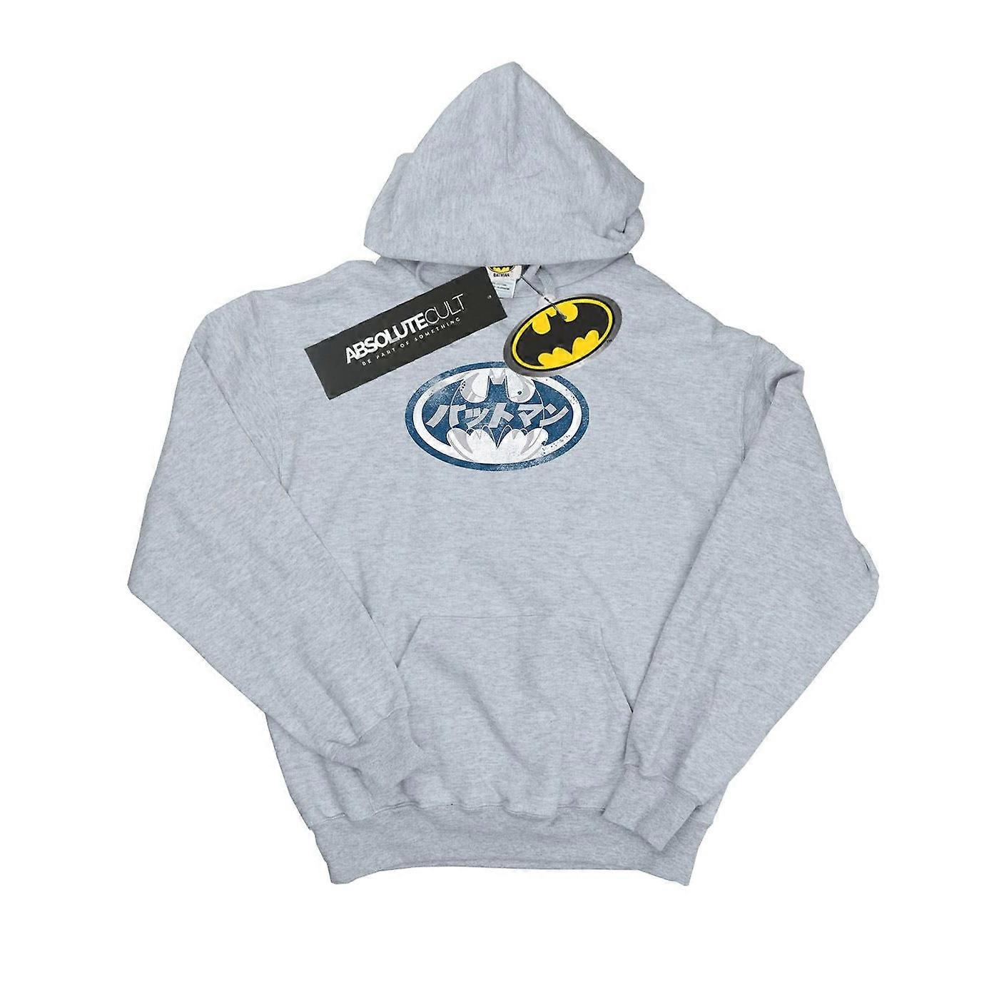 DC Comics filles Batman Logo japonais blanc à capuche