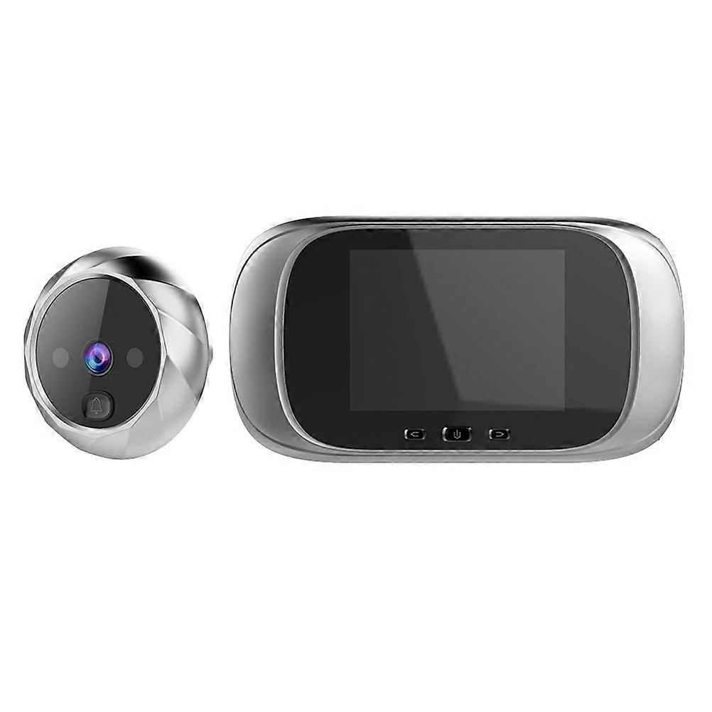 90 Degree Wide Angle Smart Digital Peephole 0.3 MP Visual Doorbell Smart Visual Cat Eye Electronic Cat Eye Door Viewer Cameras Security Camera Door Be