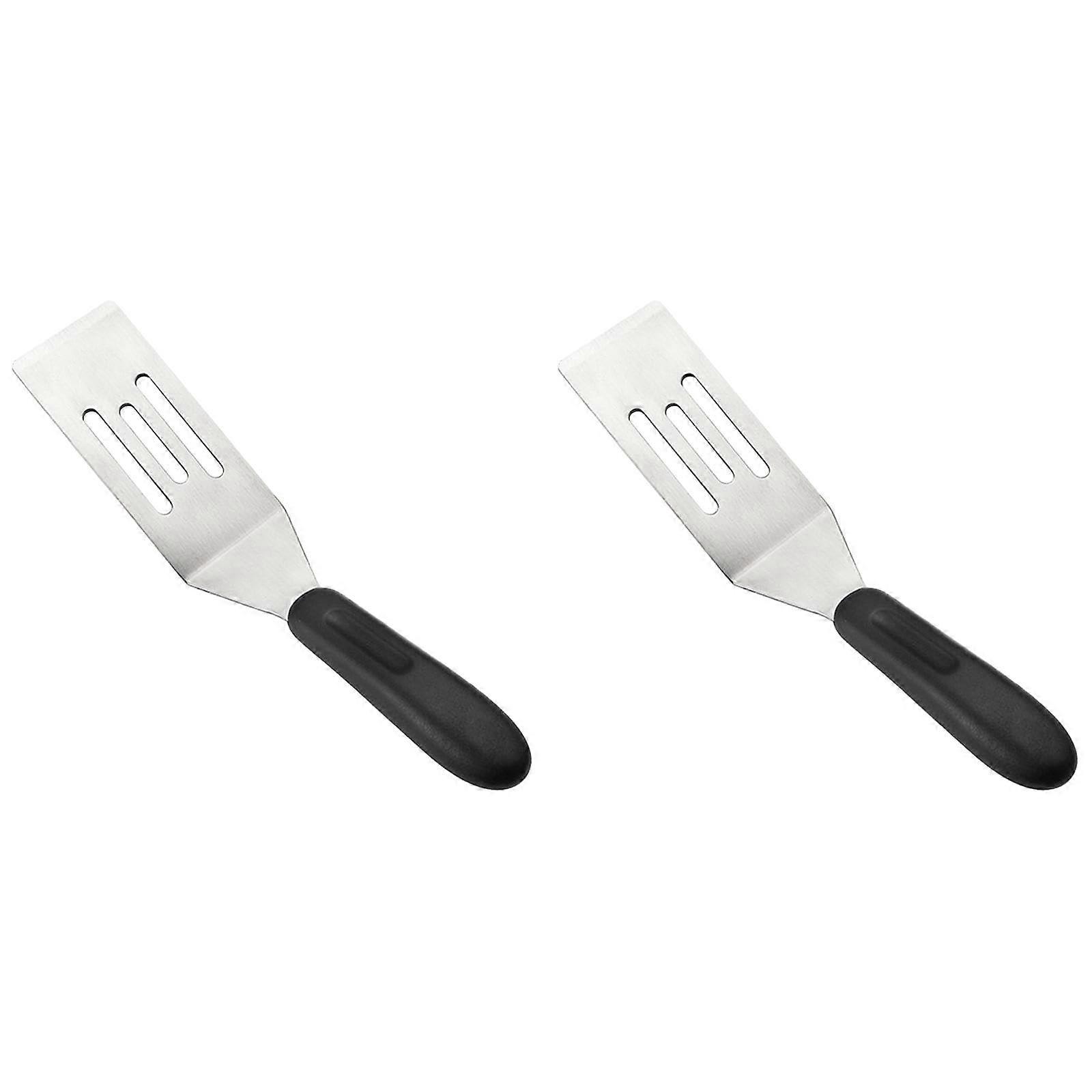 Small Spatula Mini Serving Spatula For Kitchen Use, Metal Pancake Flipper, Egg And Dessert Spatula, Rice Cooker Silver
