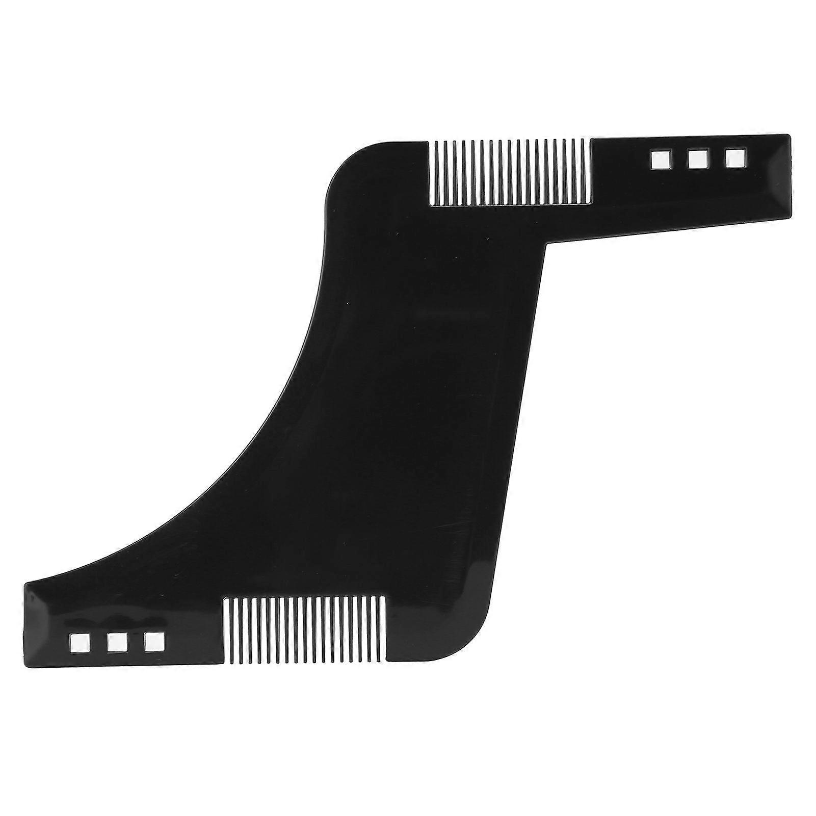 Men Beard Shaper Mustache Shaping Comb Trimming Guide Shaper Beard Styling Tool Black