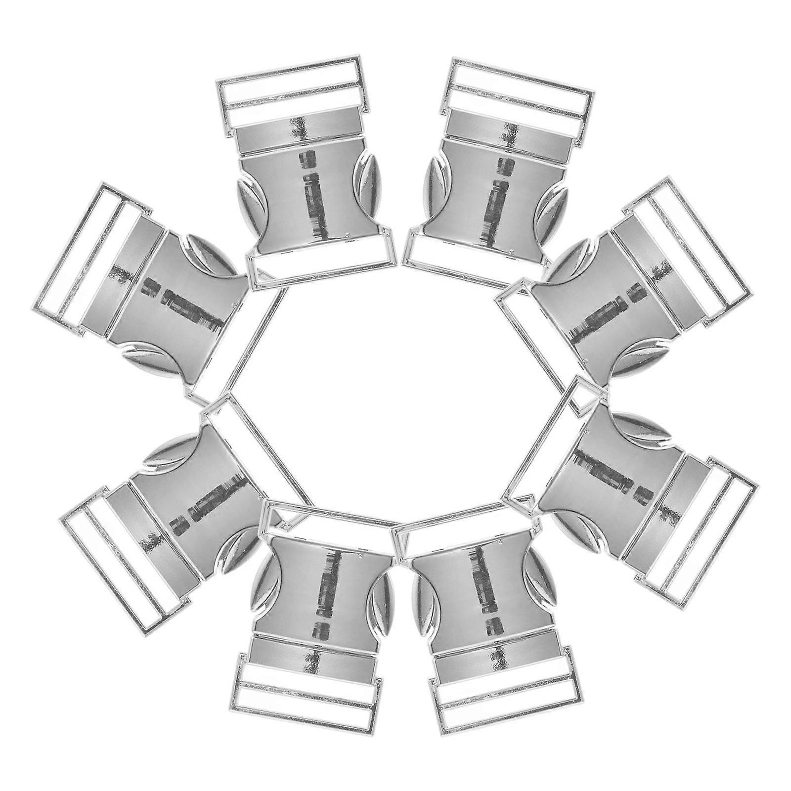 Multi-Function Zinc Alloy Buckle Backpack Replacement Belt Buckle 8Pcs