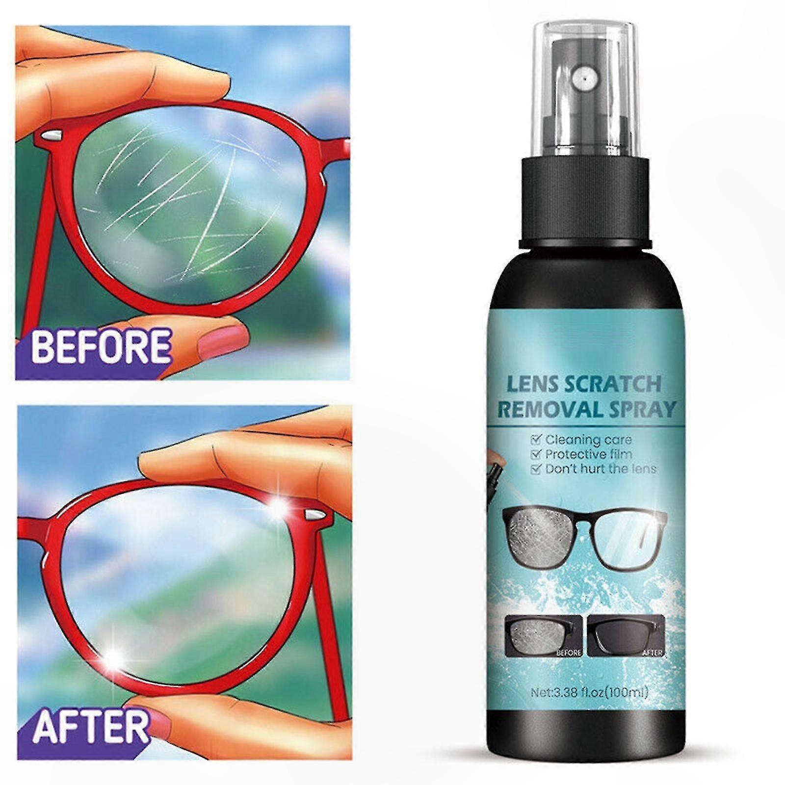 Glass Scratch Repair Spray for Eyeglasses and Windshields 100ml Solution