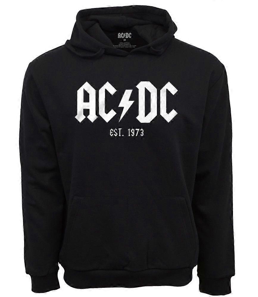 Corrente Alternata DC ESTABLISHED PULLOVER FELPA CON CAPPUCCIO NERA AC HO0073