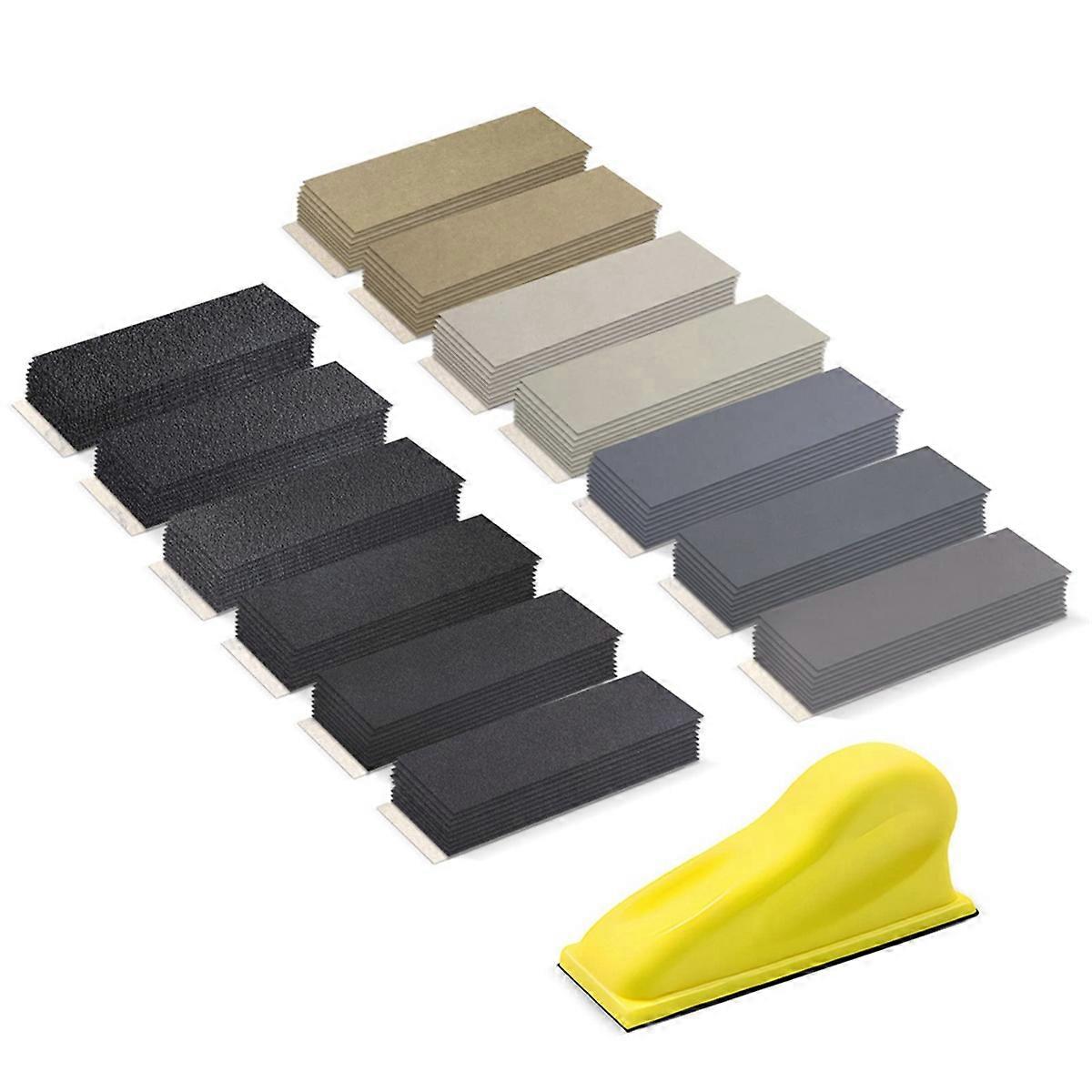 131Pc Assorted 60/100/240/800/2000/5000/10000Grit for Metal Polishing
