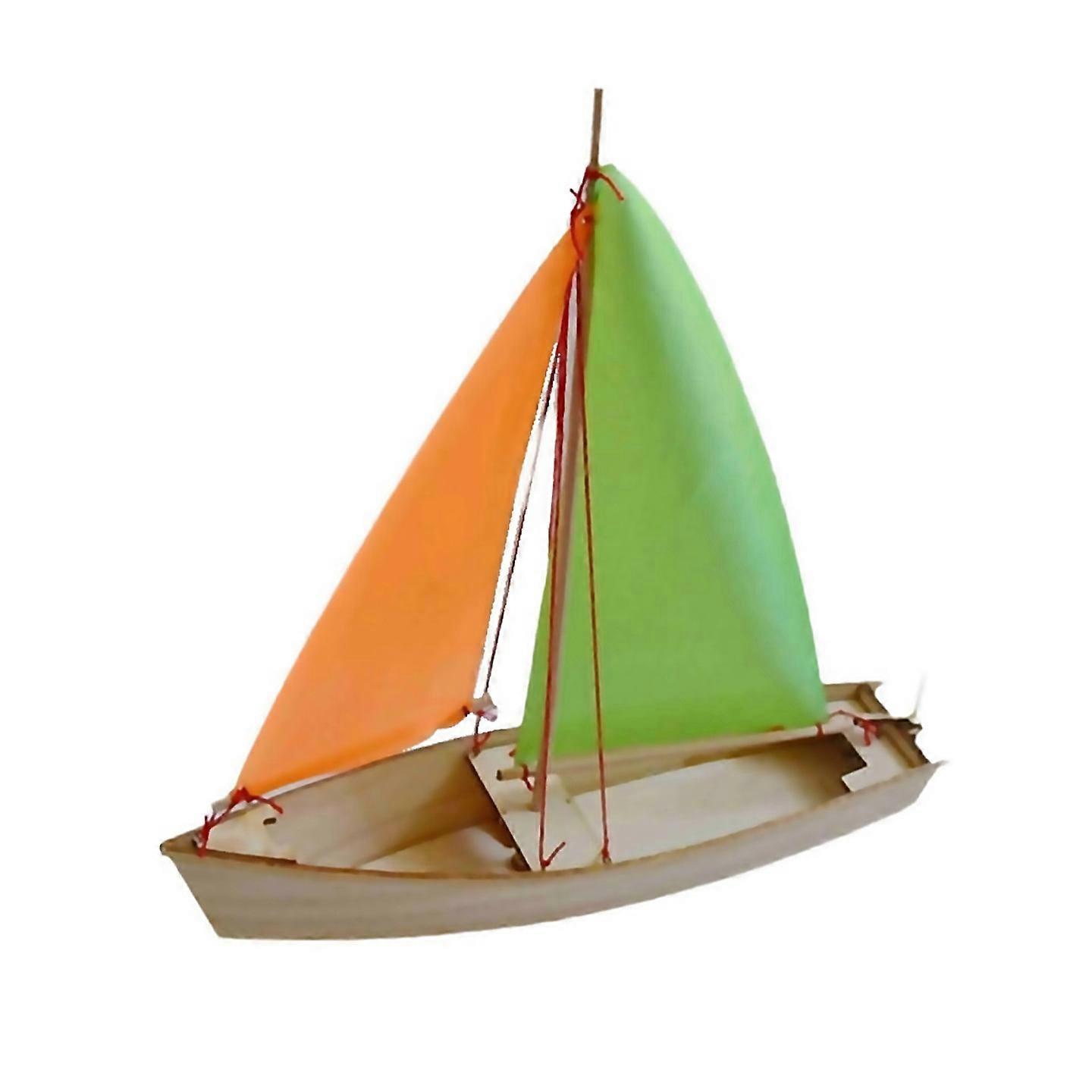 For Selfpropelled Sailboat Wooden Boat Model Assembly