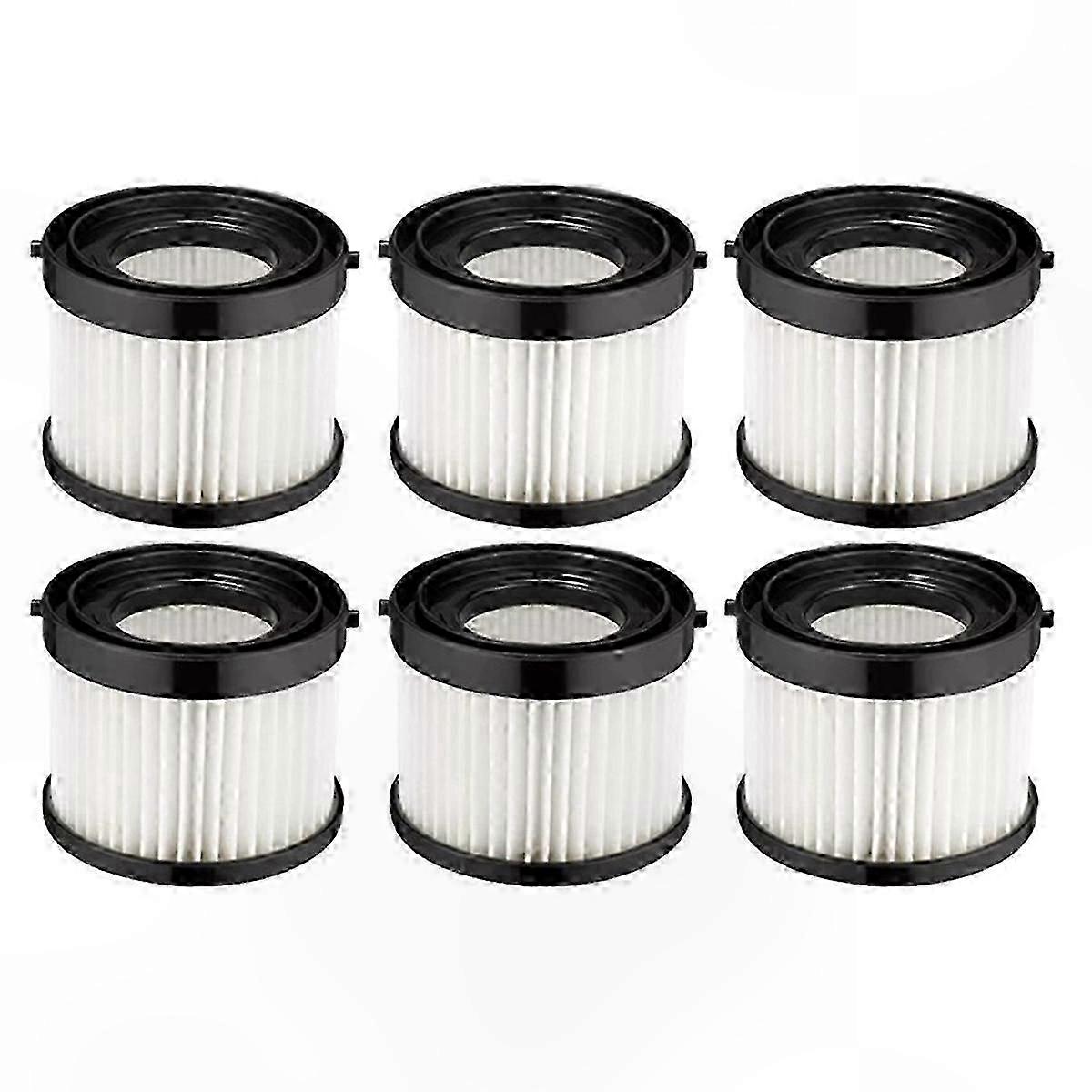 6-Pack HEPA Filters for M18 Vacuum Models 49-90-0160 and 0882-20-Compatible Replacement Parts