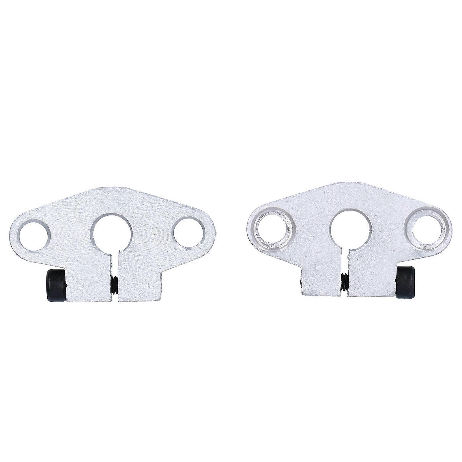 Support d'arbre de rail linéaire, 2 pièces, support horizontal à bride chromé pour CNC SHF8