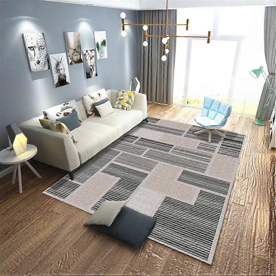 Carpet Anti Slip Game Room Front Rug 160X230CM Gray Soft Non Slip Youth