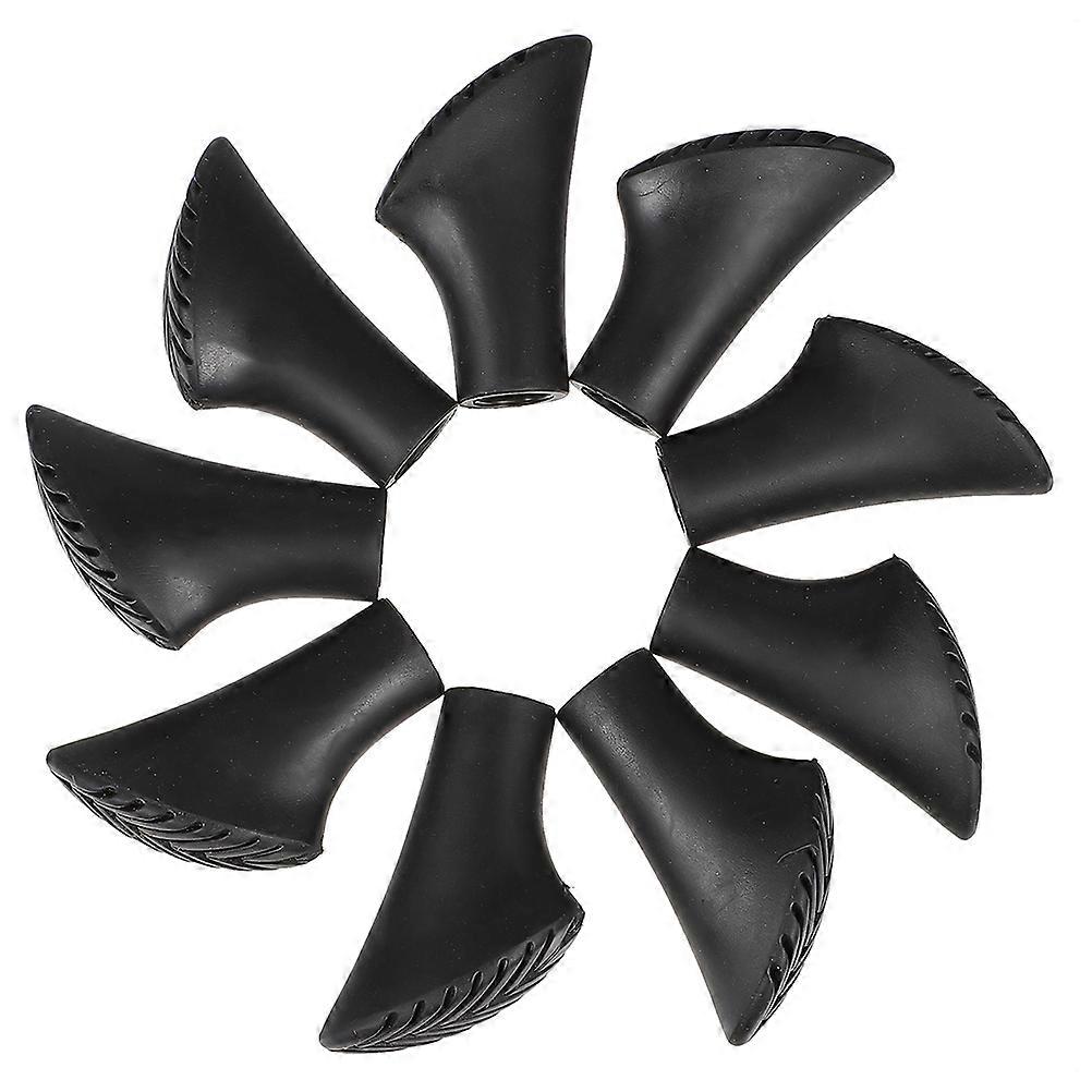 Crutch Tips Replacement for Trekking Poles with 60Pcs Durable Cane Covers