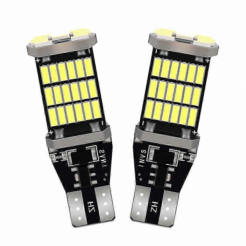 2pcs T15 W16W LED Reverse Backup Lights for W212 W221 W176 W164 CL-Class 2005-2010 Canbus Bulbs