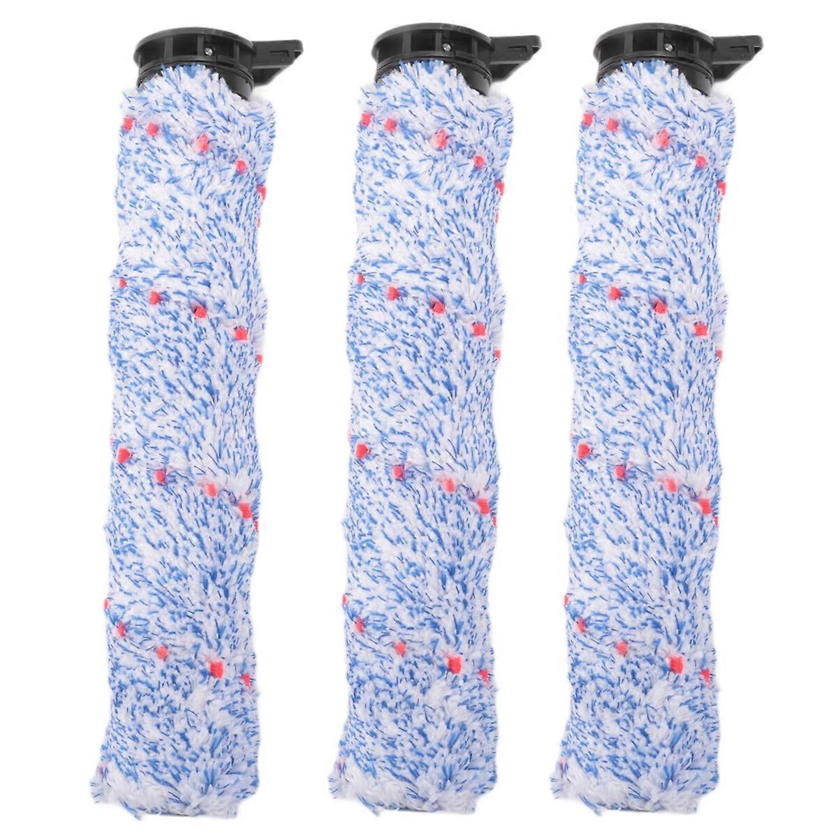 Main Roller Brushes Replacement for Atvel F16 / F16 Pro Sweeper Accessories Enhanced Cleaning Efficiency 3 Pcs