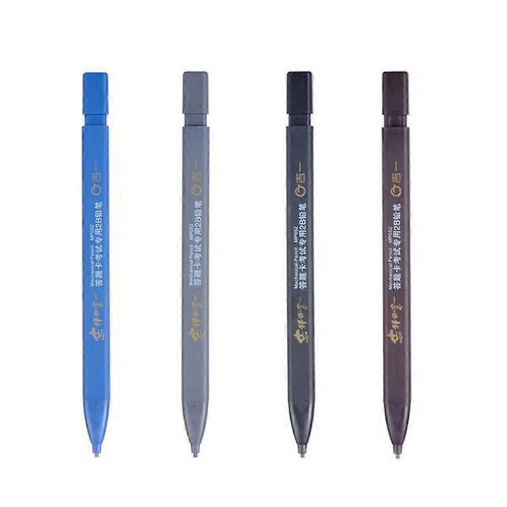 Cylindrical Drawing Pencil Set For Exam Use Designed For Comfort In Multi Color Ideal For Students 3Pcs