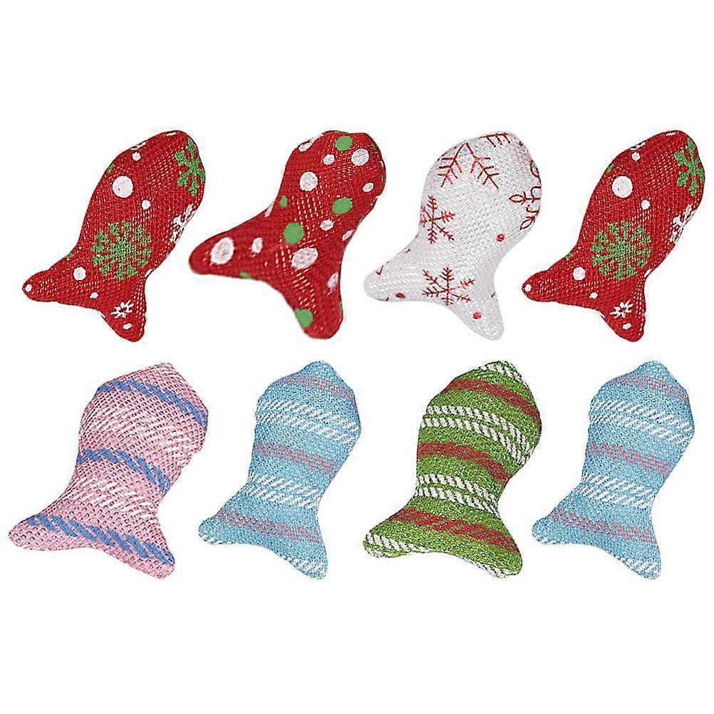 Christmas Cat Toys for Active Play and Chewing 24Pcs Assorted Colors