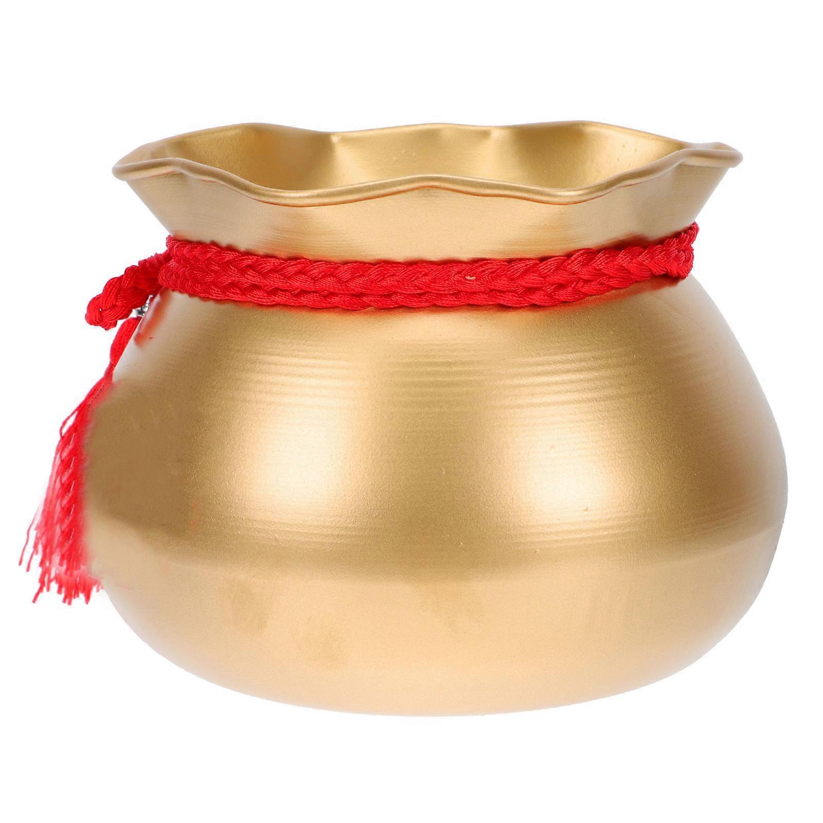 Bag Shape Iron Art Flower Pot for Storage 1Pcs