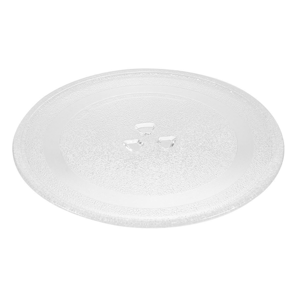 Replacement Microwave Glass Plate Round Y-Type Kitchen Use Home Users Cooking Enthusiasts 24.5cm 1Pack