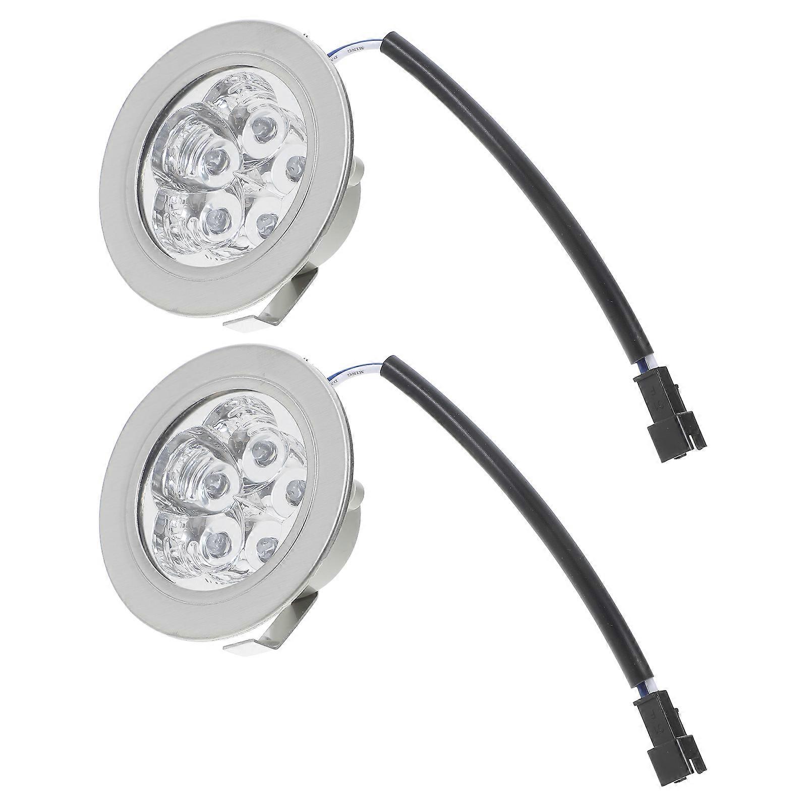 Range Hood Light LED Bulb Replacement for Stove 4Pcs Silver Kitchen