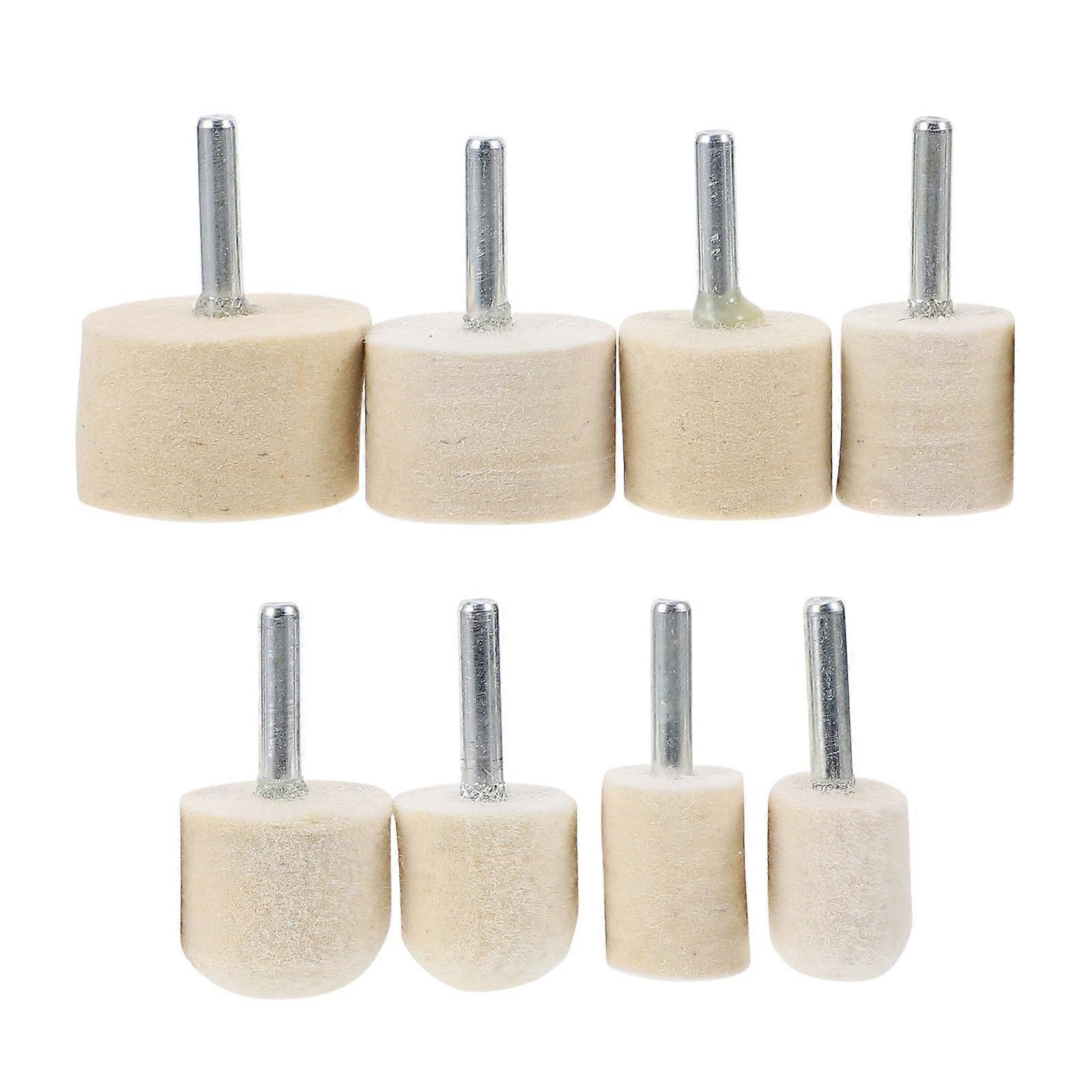 Polisher Polishing Wheel Nail Polishing for 16Pcs Wool Felt Buffing Kit