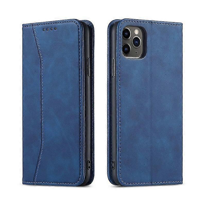 Flip Folio Leather Case For Redmi Note 7/note 7 Pro Blue Pns-2652