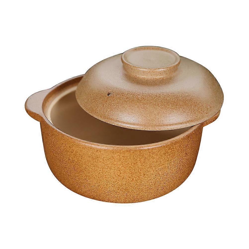 Porcelain Pot Energy Saving For Stewing Ribs Round Shape 1Set