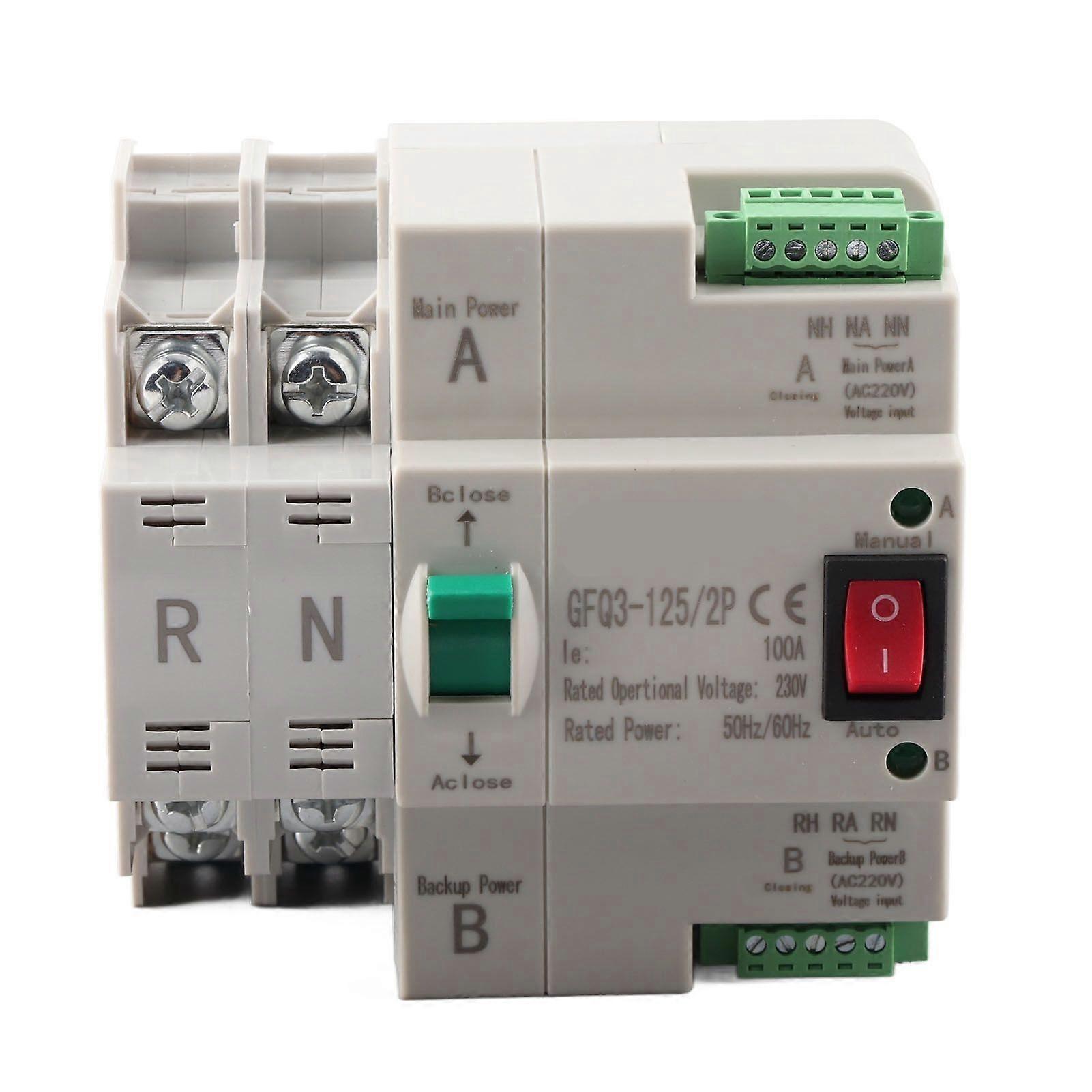 High quality  AC230V dual power automatic transfer switch engine mains