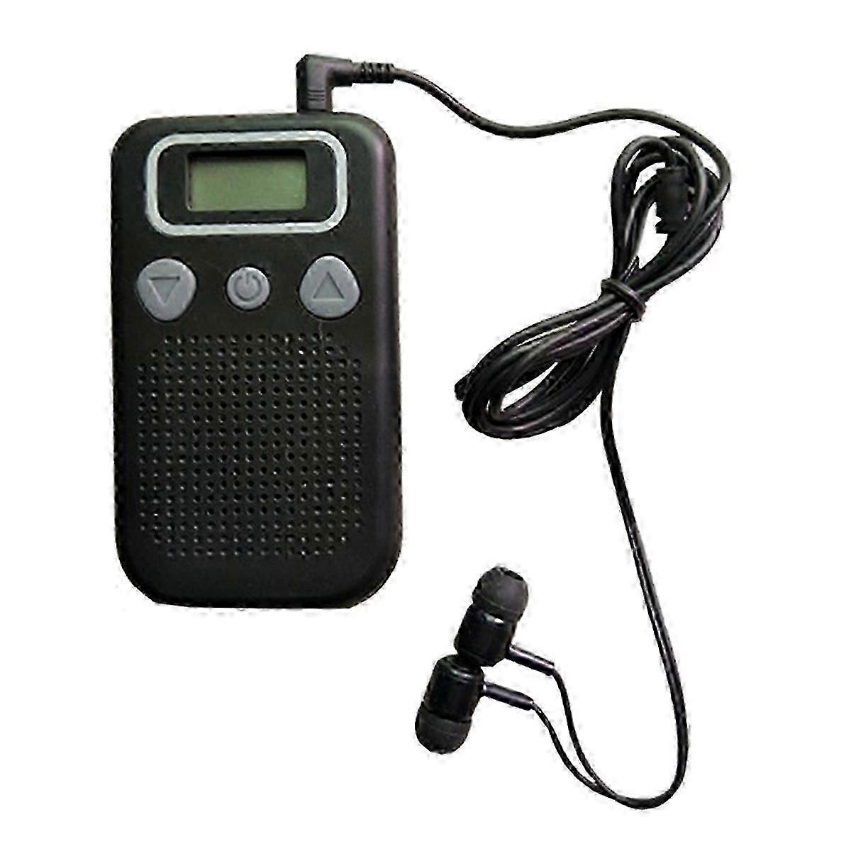 Voice Amplifier for Elderly Pocket Sound Enhancer with Large LCD