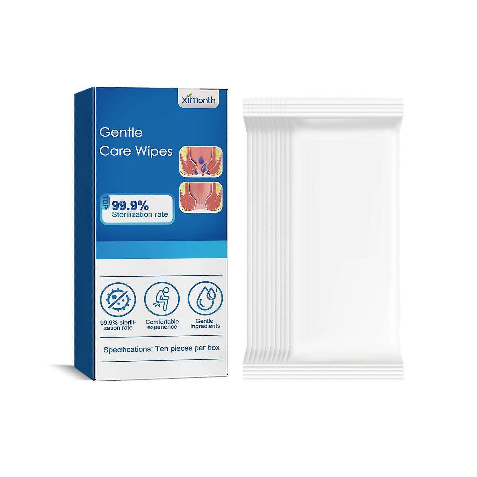 Ximonth Body Care Wipes, Relieve Perianal Itching Discomfort Internal And External Mixed Meat Ball Hemorrhoids Care