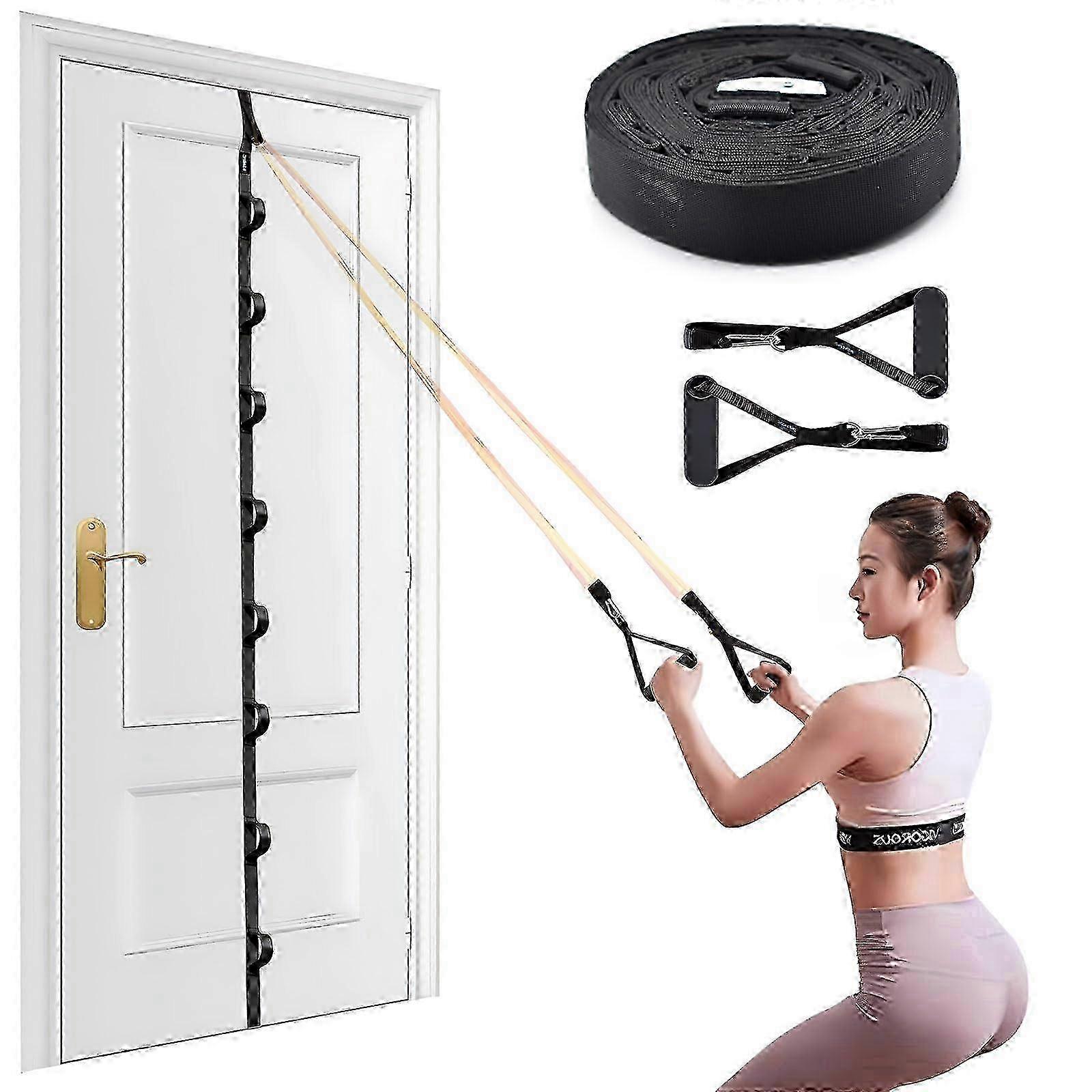 Door Anchor Strap for Resistance Bands Exercises, Point Multi Anchor Gym Attachment for Home Fitness