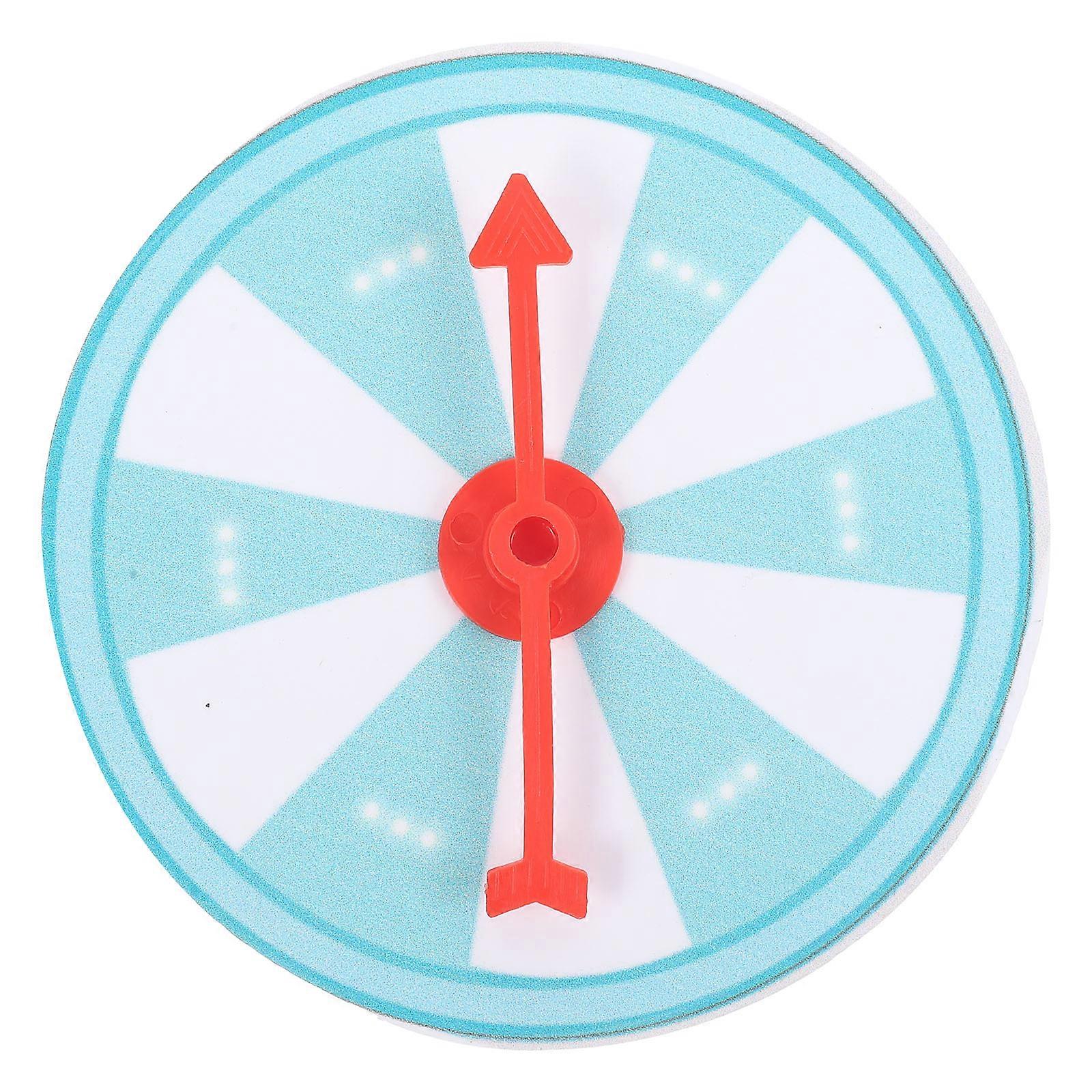 Prize Wheel Hanging Draw Wheel for Teaching Activities 1Pcs Sky Blue