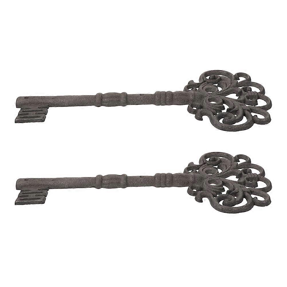 4Pcs Cast Iron Wall Decor for Vintage Large