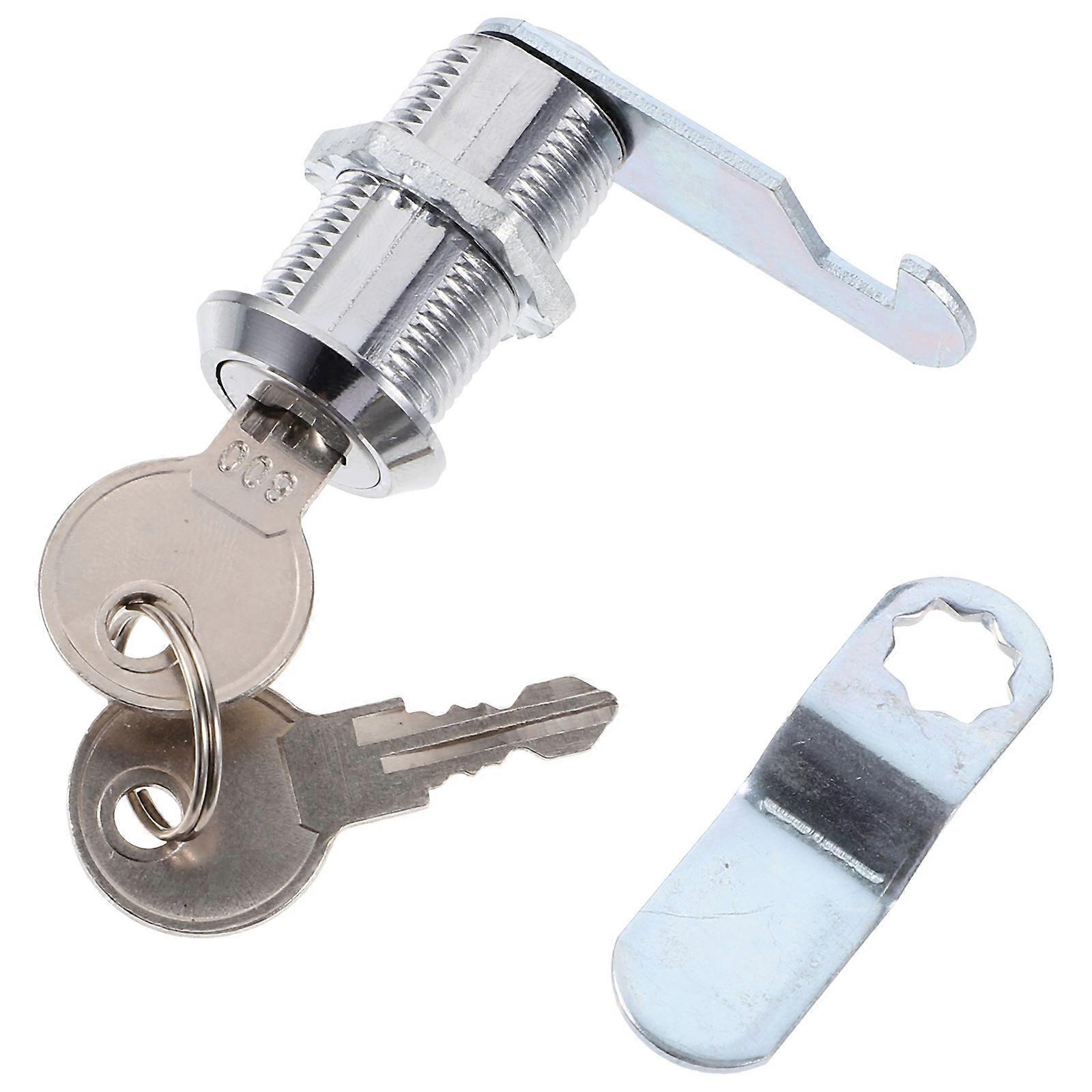Rv Storage Cam Lock Cabinet Locks with Keys 2Pcs Silver Durable Set