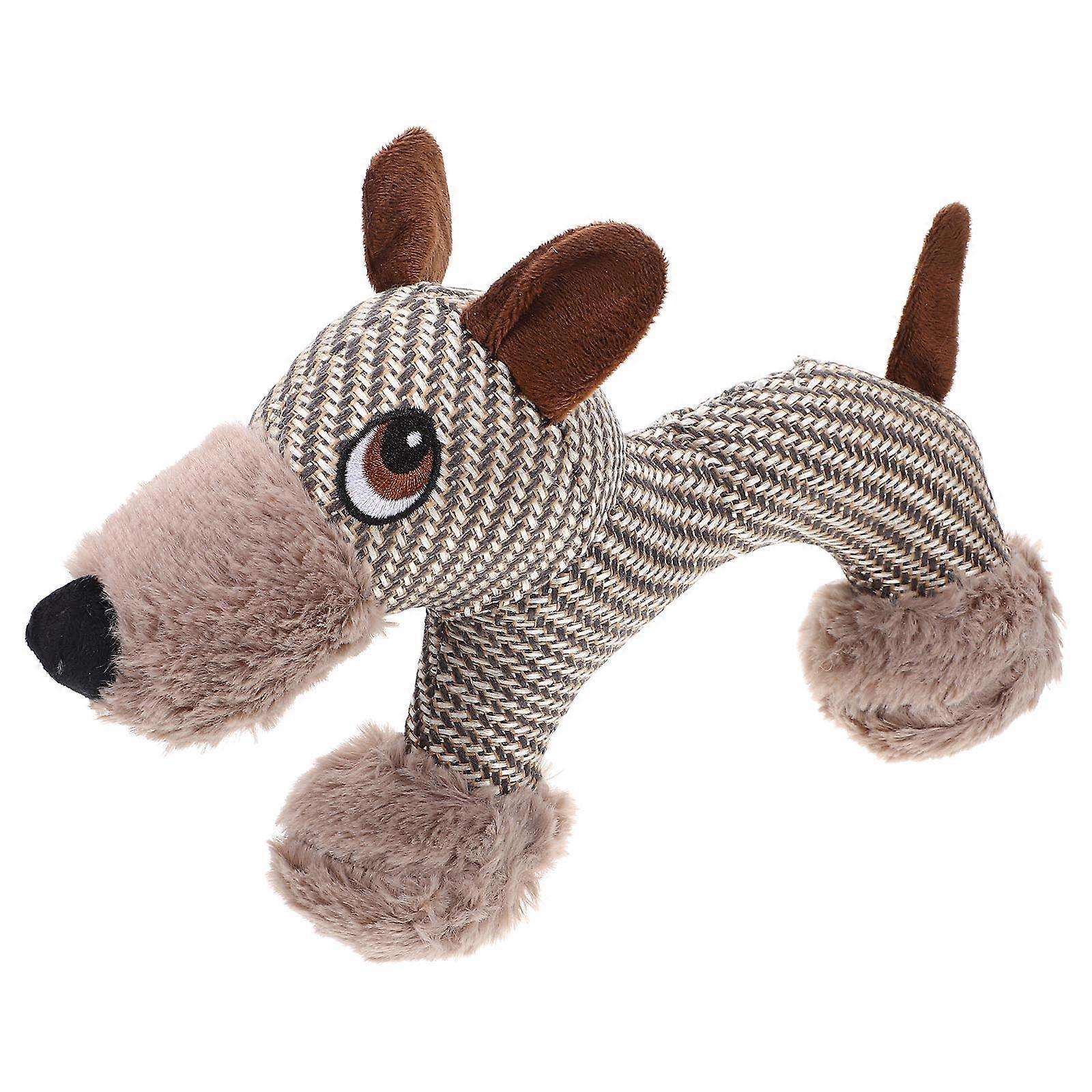 Dog Interactive Toy for Anxiety Relief with Plush and Squeaky 2Pcs