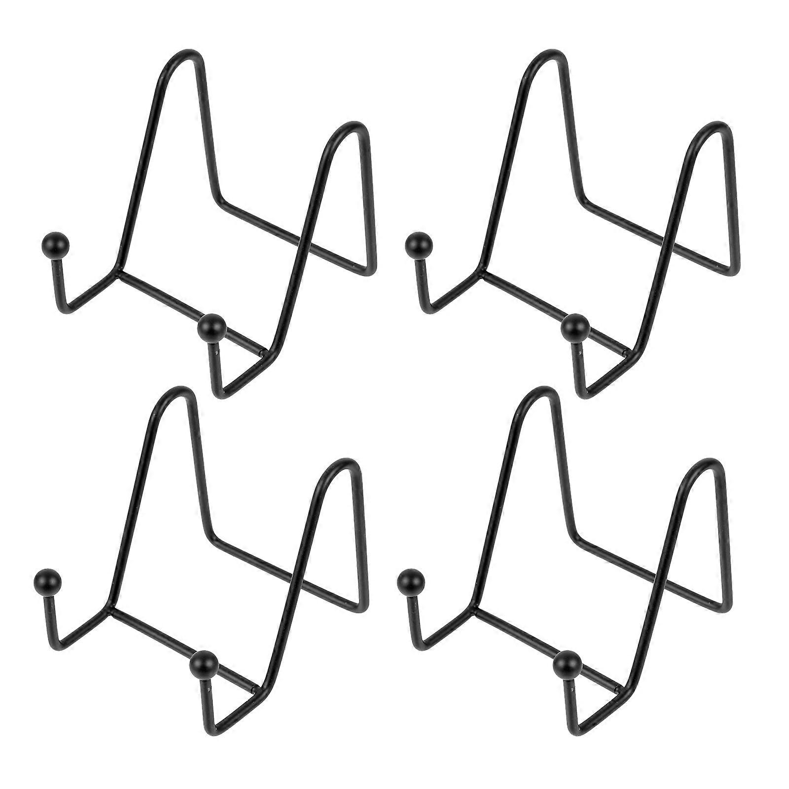 Desktop Photo Frame Stands Decorative Plate Holders for Storage Use 12Pcs