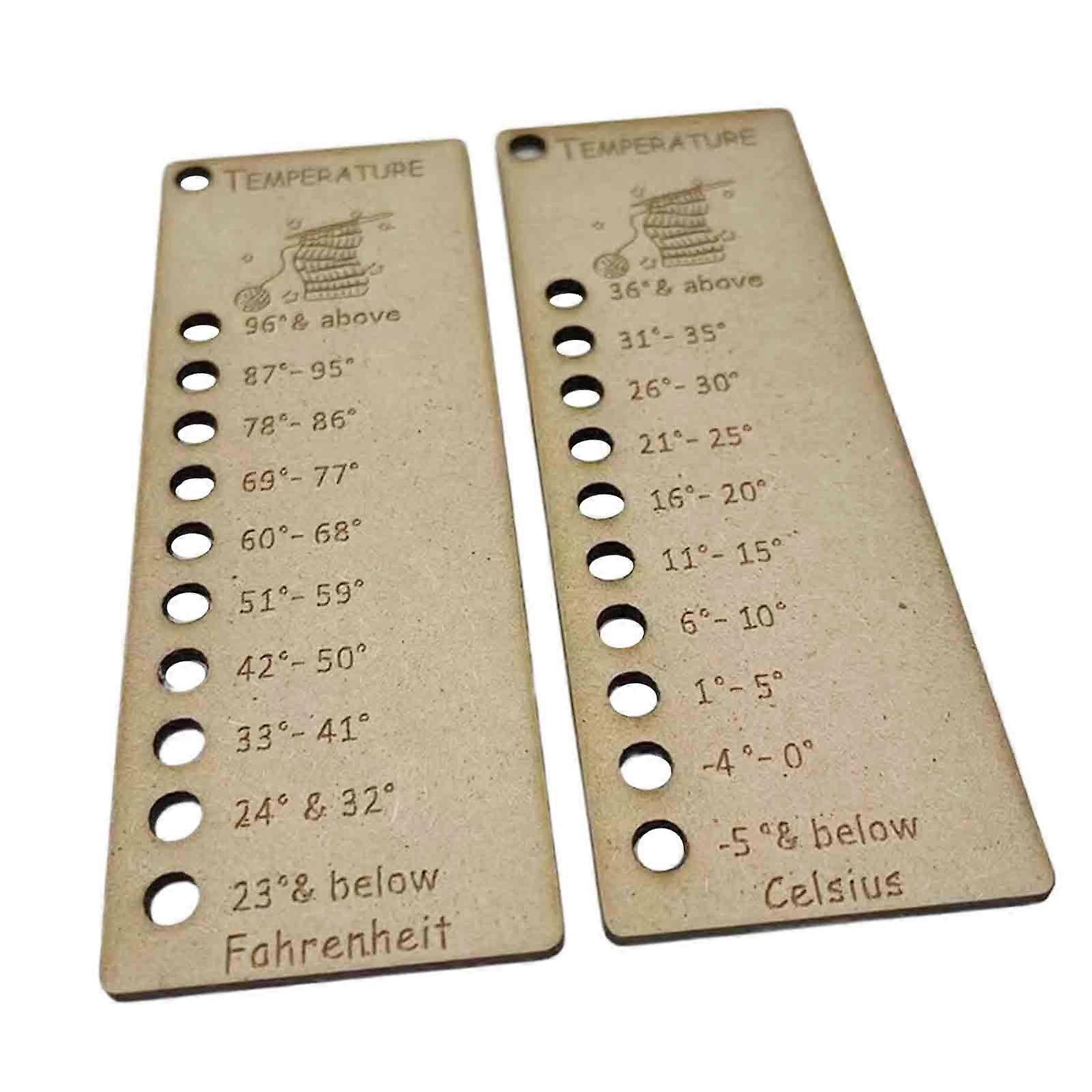 Temperature Blanket Color Chart Durable for Thread Embroidery Color Matching