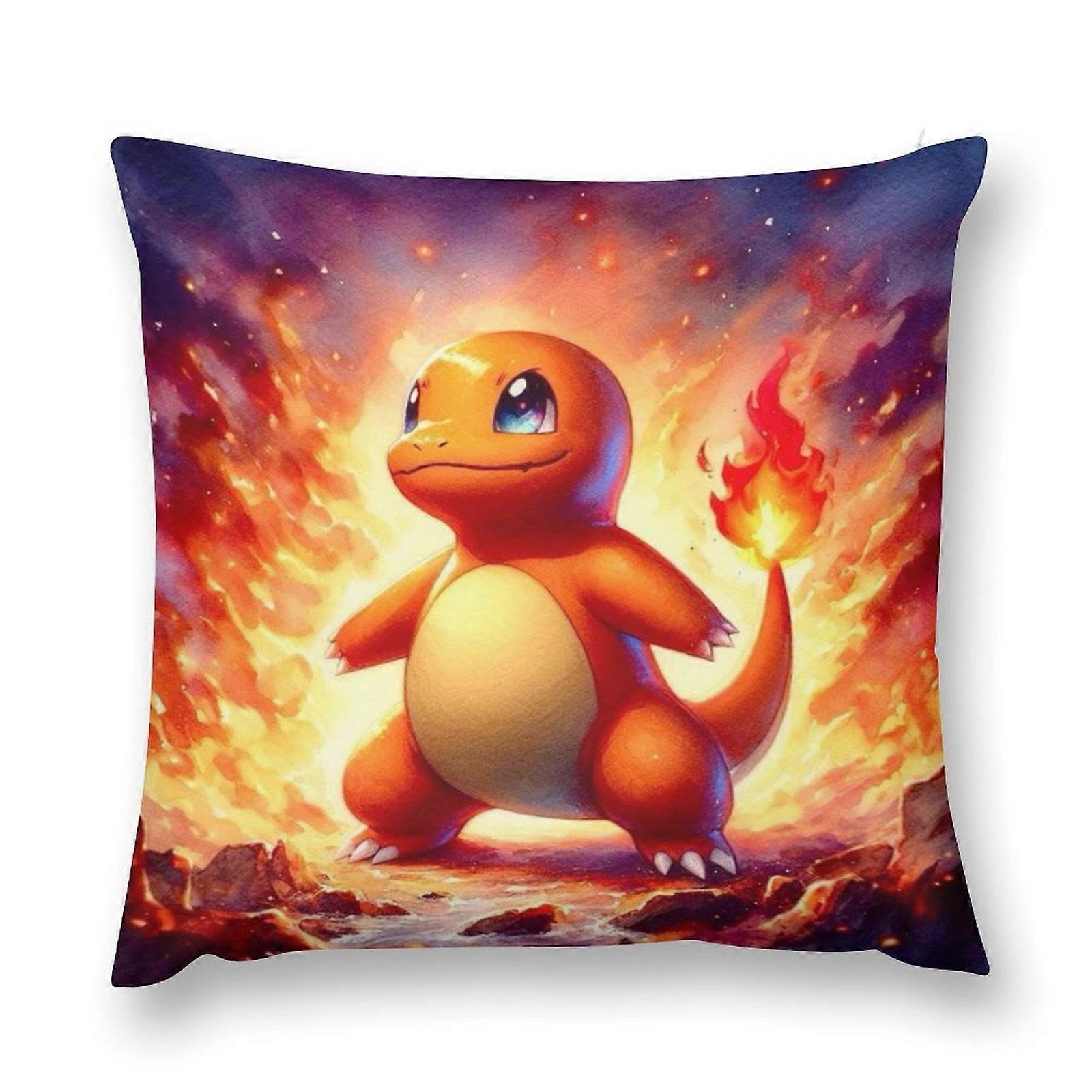 Charmander Plush Pillow Case Throw Multisize Ultra-comfortable Pillowcase Cushion Anti-fouling Protective Cases