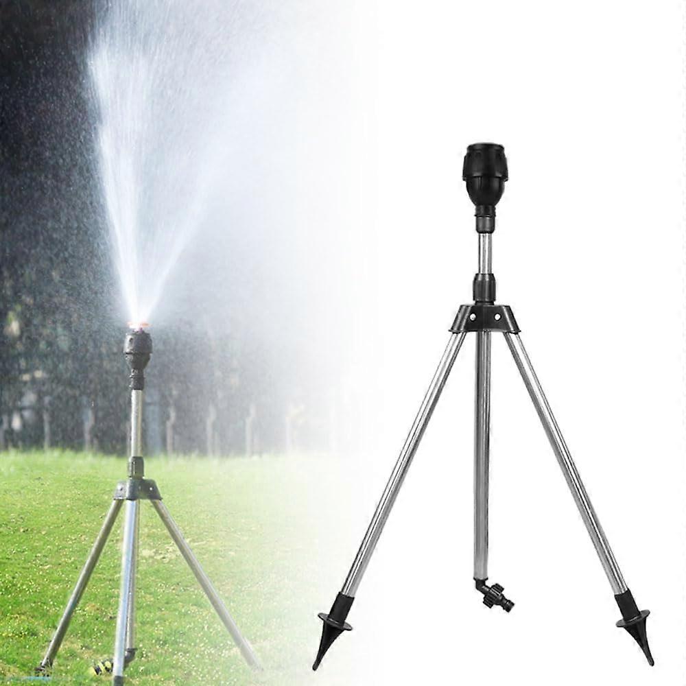 Garden Sprinklers for Lawns Rotating Tripod Sprinkler For Large Area Coverage Irrigation Hose Compatible 2 Pack