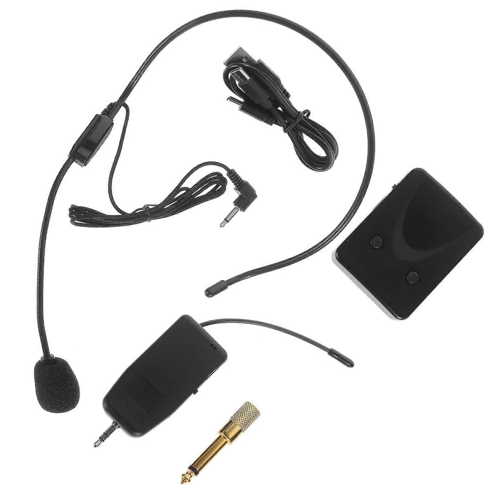 Wireless Microphone Headset for Tour Guides with 3Sets Wireless Mic