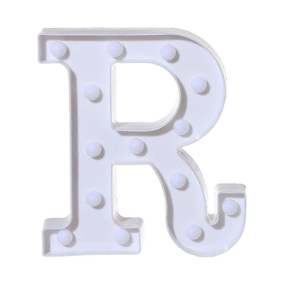SLYNSHome LED Light Up Letters - Battery Powered Alphabet Lamp, Compatible with R, for Wedding, Birthday, Christmas Decor