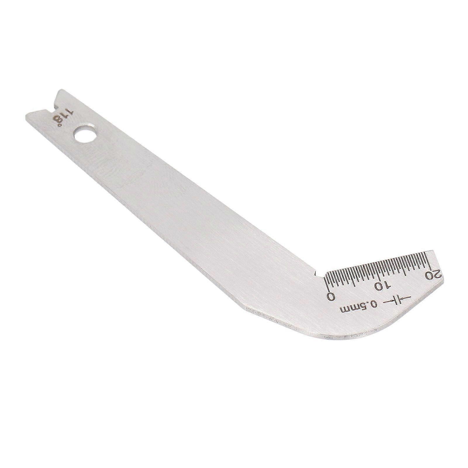 Drill Bit Sharpening Gauge Stainless Steel 0.5mm Accurate 118 Angle Drill Sharping Tool