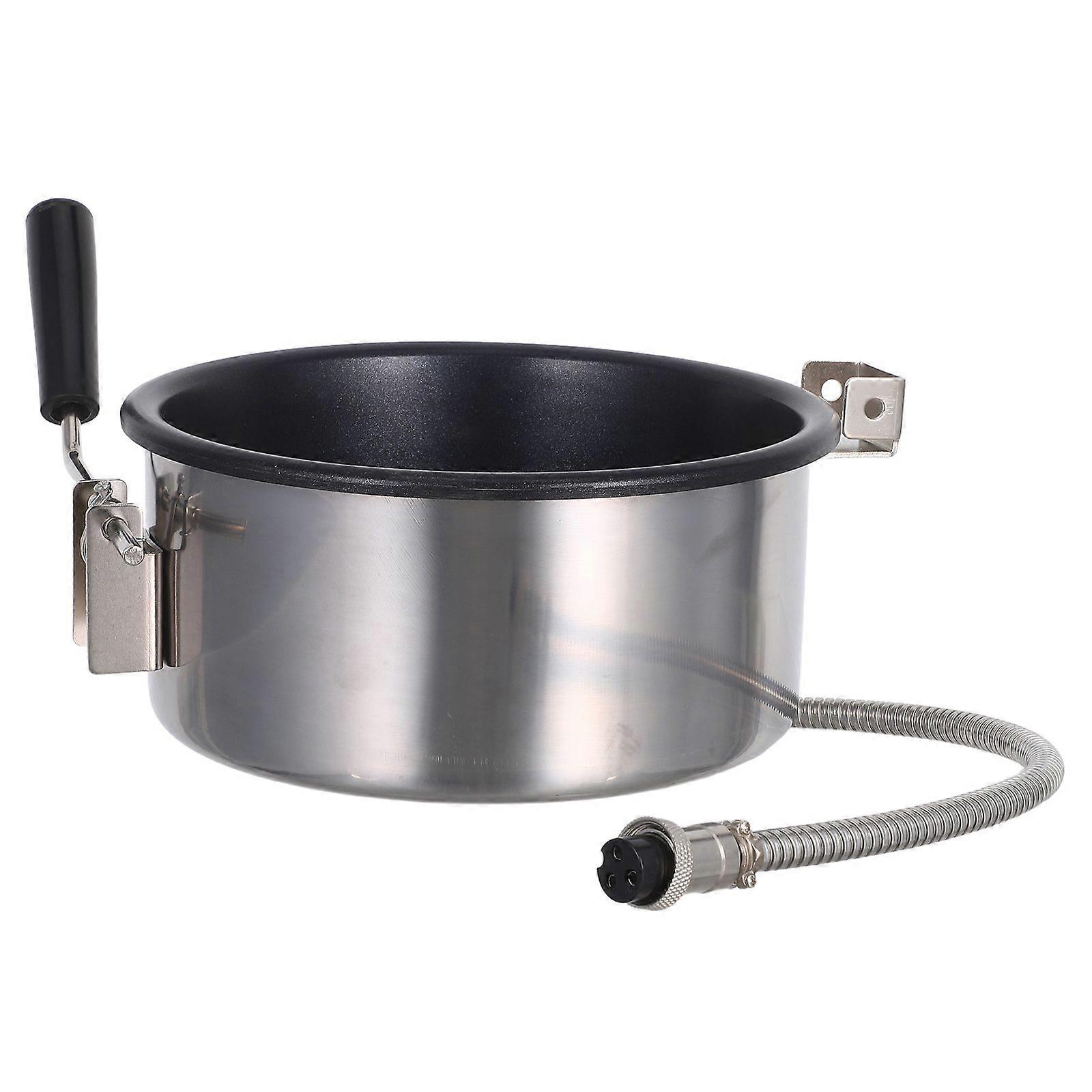 Kettle for Popcorn Maker: 8 Oz Replacement Pot Nonstick Metal Popcorn Machine Parts Commercial Popper Accessories for Party Snacks and Festivals