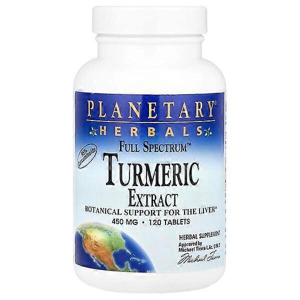 Planetary Herbals, Full SpectrumÃÂ¢ÃÂÃÂ¢ Turmeric Extract , 450 mg, 120 Tablets