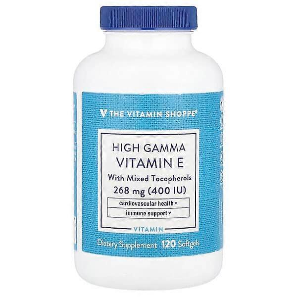 The Vitamin Shoppe, High Gamma Vitamin E With Mixed Tocopherols, 120 Softgels