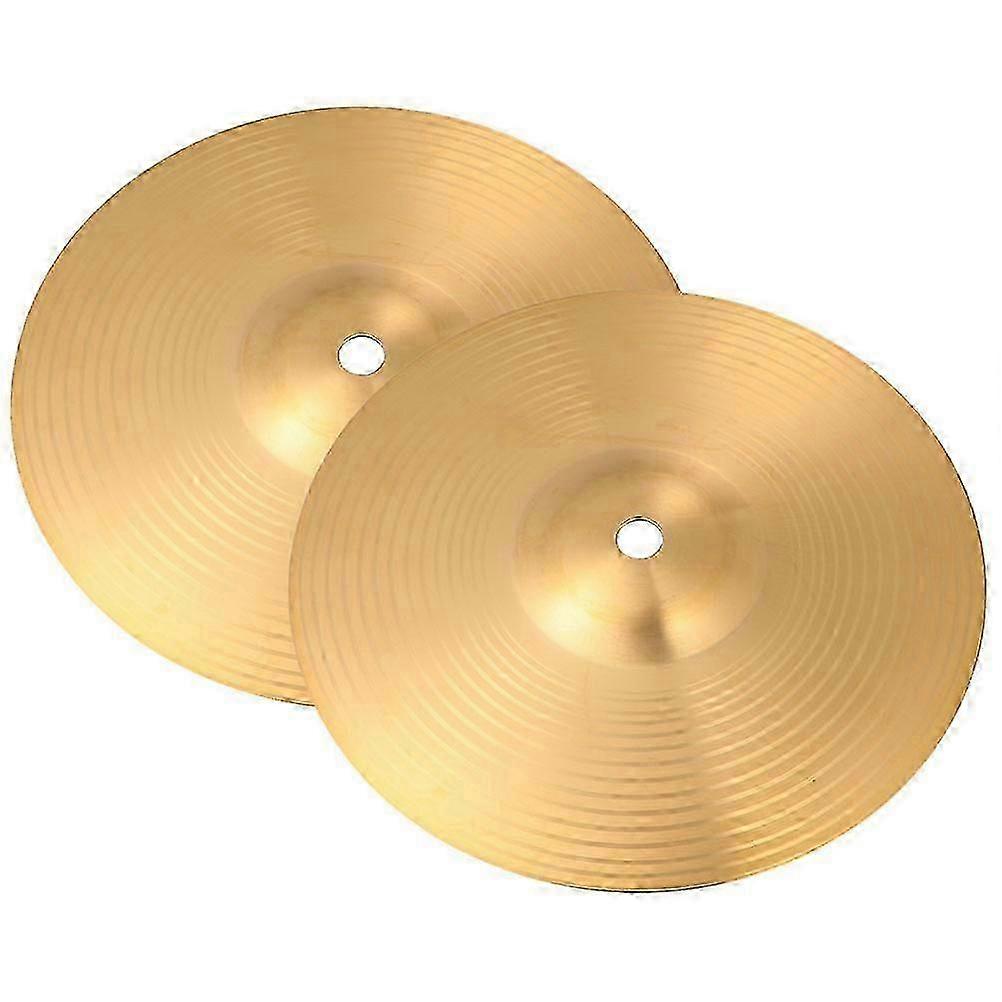 2025 2 Pcs Part Jazz Drum Cymbals Drum Accessory Drum Cymbals Replacement Clear Sound Drum Cymbals
