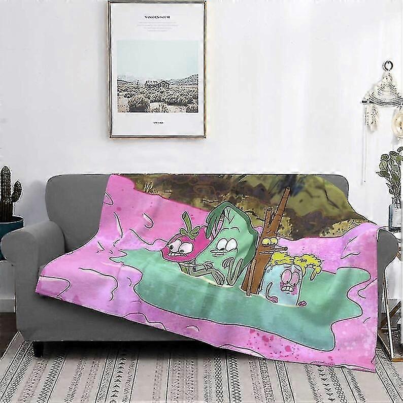 Tæppe To Lag Tæppe The Mighty Ones Brugerdefineret Navn Trykt Sengetæppe Sofabetræk Rejse Campingtæppe Julegave