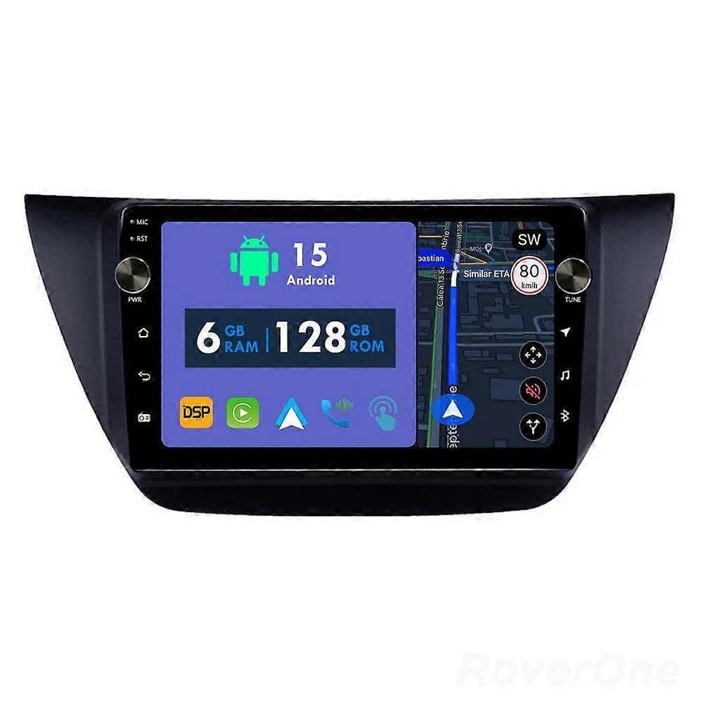 Car Radio 6G+128G CarPlay GPS Navigation Head Unit for Mitsubishi Lancer 9 CS 2000 - 2010 Android Auto Bluetooth Stereo Touch Screen