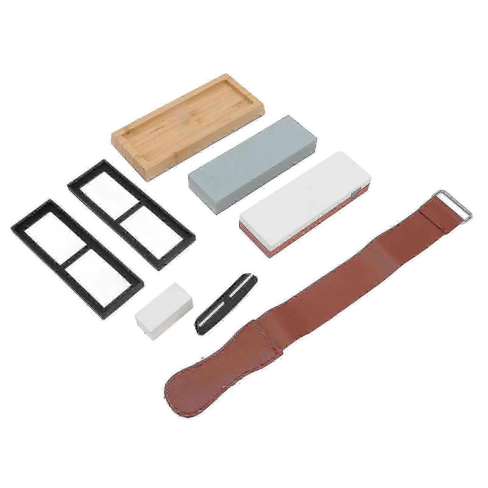 Sharpening Stone High Density Professional Design Complete Tools Safe Whetstone Kit for Home Restaurant Kitchen