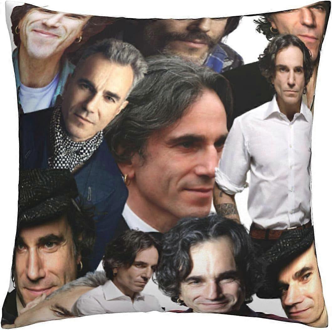 y1119ダニエル・デイ-ルイス多目的枕カバーソフトスロー枕カバー運転、読書、テレビ、睡眠、仕事、暖房、あなたの体のためのクッションカバー