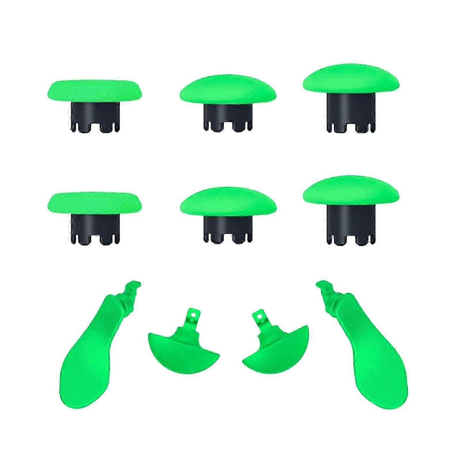 Metal Thumbsticks Back Paddles Gaming Accessories Replacement Controller Analog Joystick Triggers Buttons White