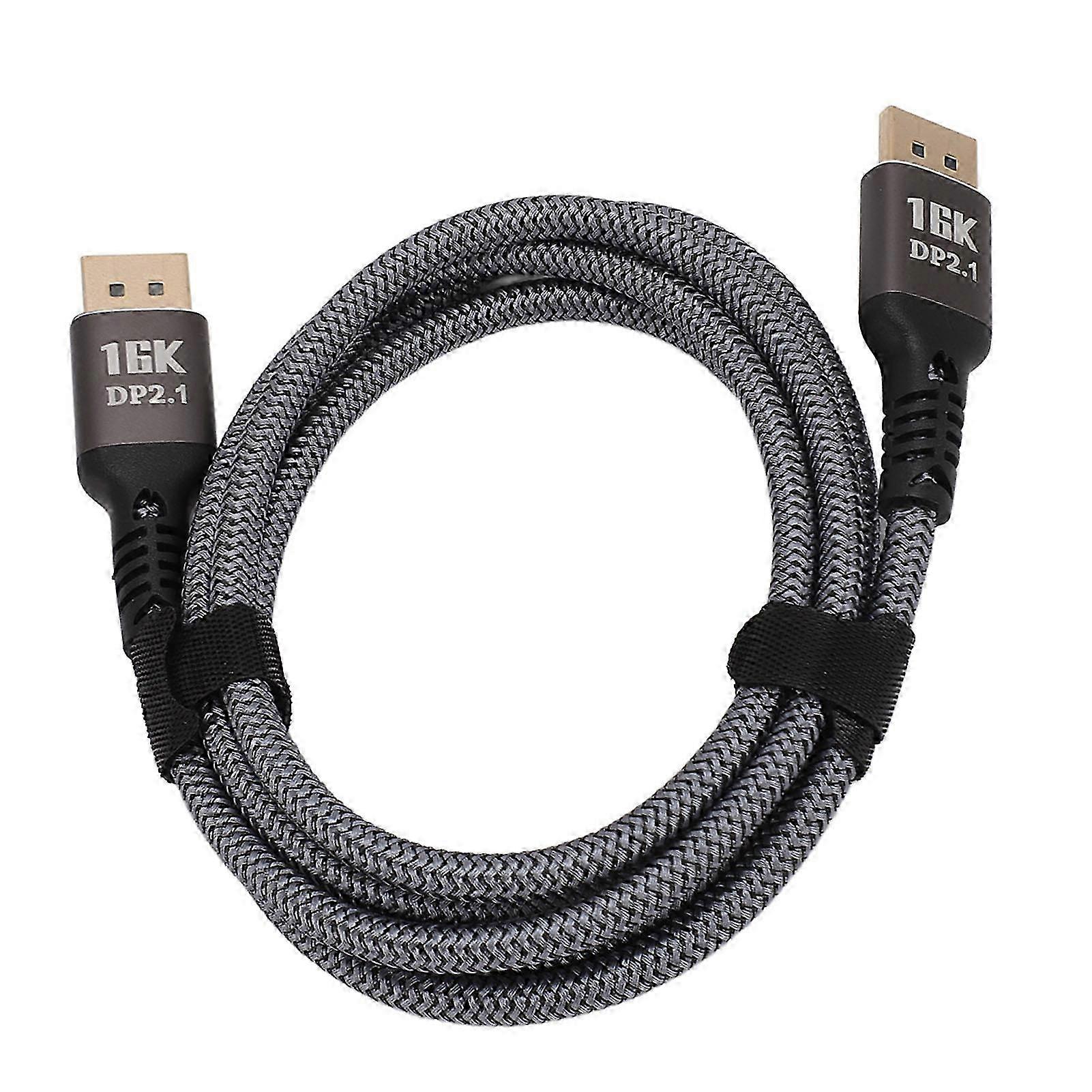 High-Speed DisplayPort 2.1 Cable 40Gbps Dynamic HDR for PC & Gaming Displays (1.5m)